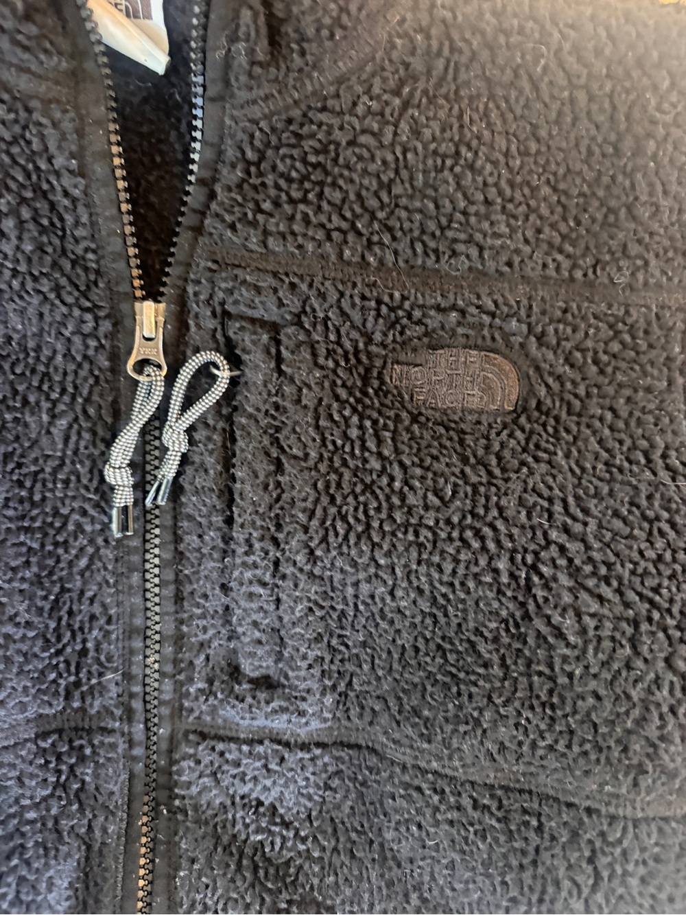 The North Face Women’s Black Sherpa Dunjaven Full-Zip Hoodie Jacket - Picture 4 of 4